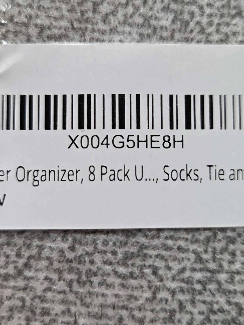Foldable Fabric Drawer Organizer - Gray